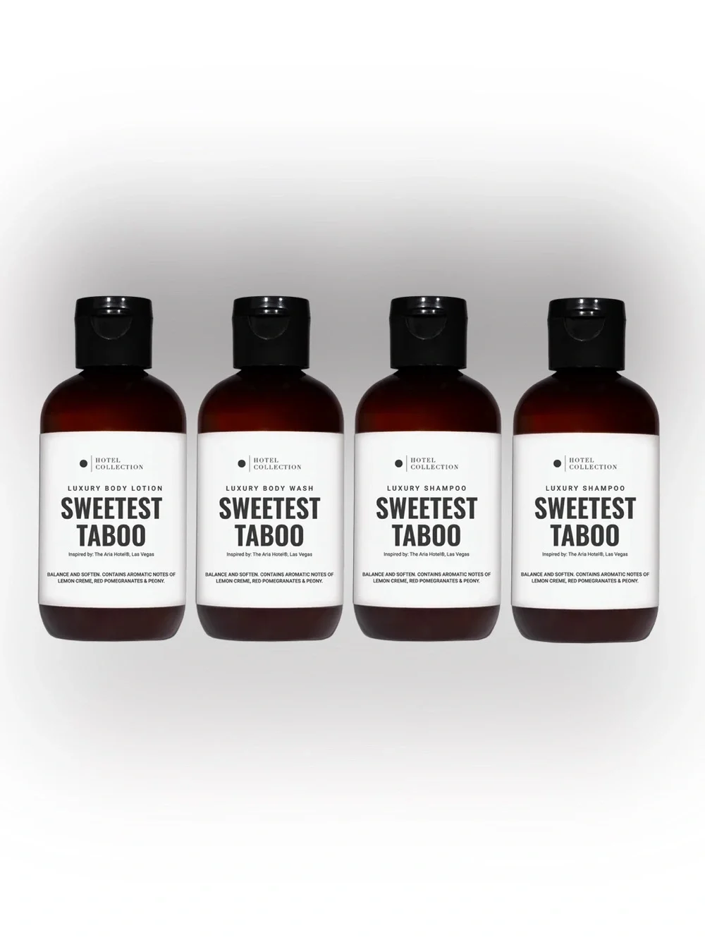 Sweetest Taboo - Luxury SET of 4 travel body care